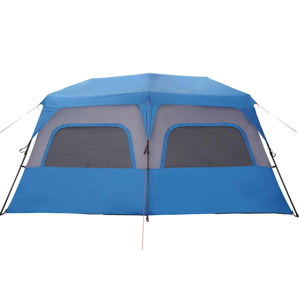 Tenda Campeggio 10 Persone Blu Rilascio Rapido Impermeabile 94289