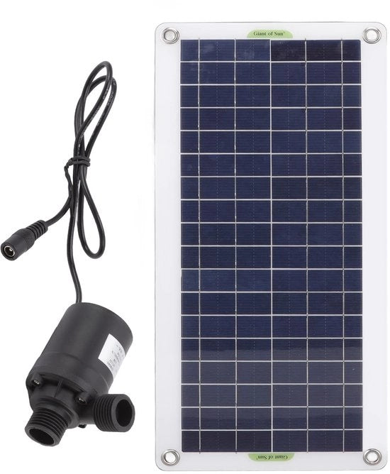 Pompa acqua 12V 30W - Pomp per laghetto alimentata da energia solare - Fontana - Pompa galleggiante - Decorazione acquatica DIY - Modulo autonomo