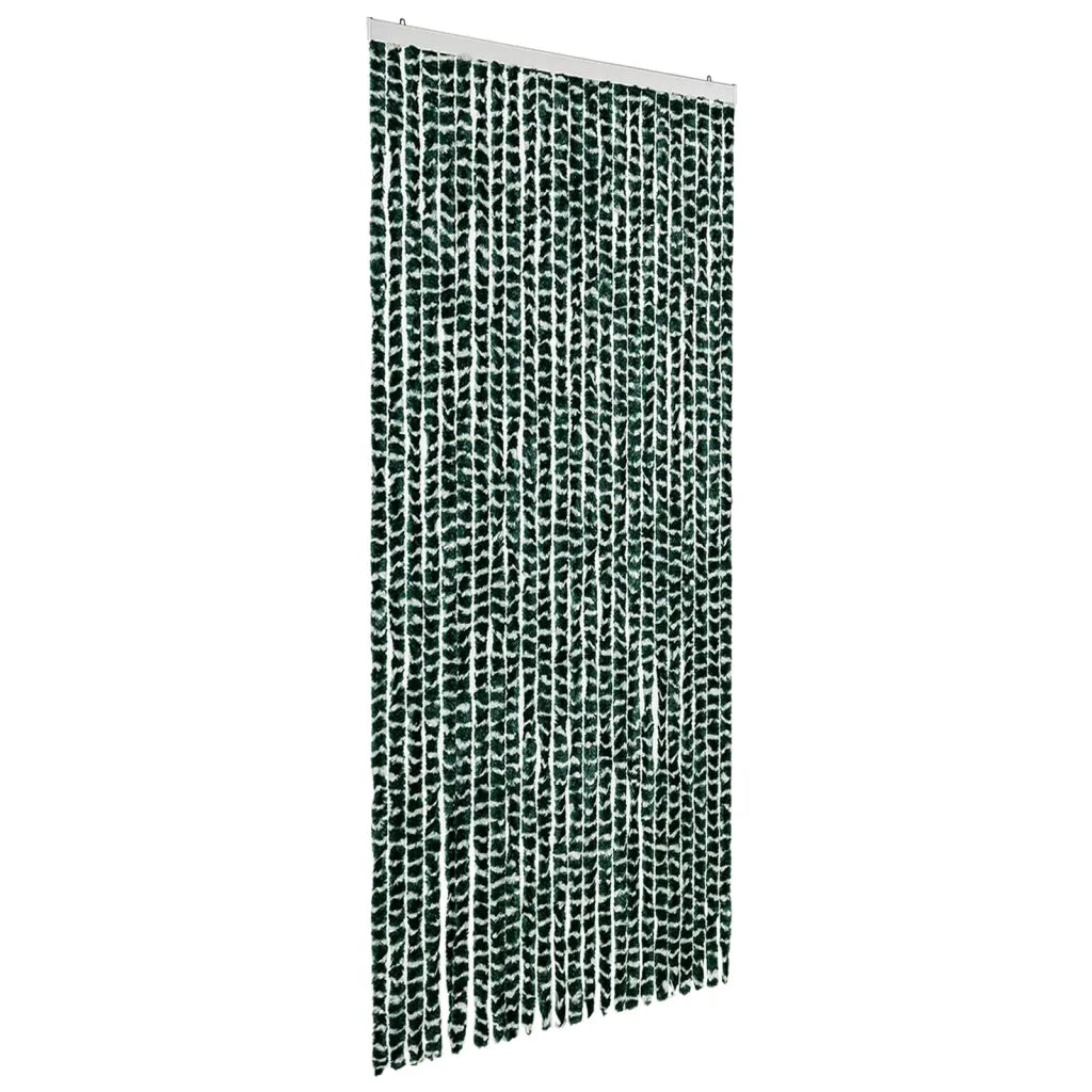 Zanzariera Verde e Bianco 100x220 cm Ciniglia CFW2301755