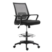 Sedia da ufficio regolabile in altezza ¨C Minimal ¨C 64x59x104-124 cm nero