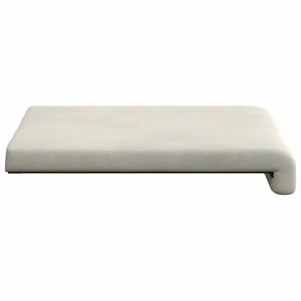 Cuscino per panchina 4 pcs Velluto Crema Profondità 35 cm 42043106