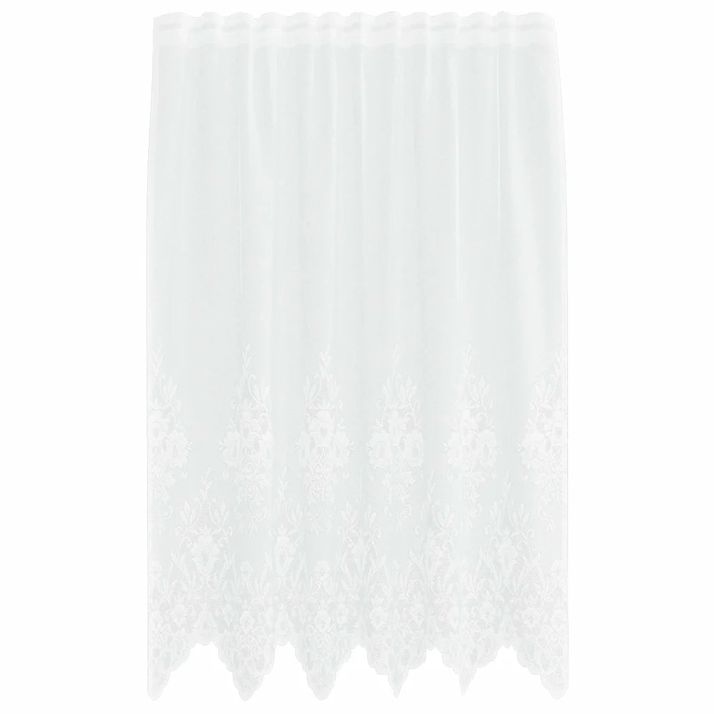 vidaXL Tende con tende Bianco Poliestere