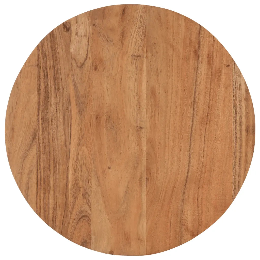 Tavolino Salotto 45x45x35cm in Legno Massello di Acacia e Ferrocod mxl 113729