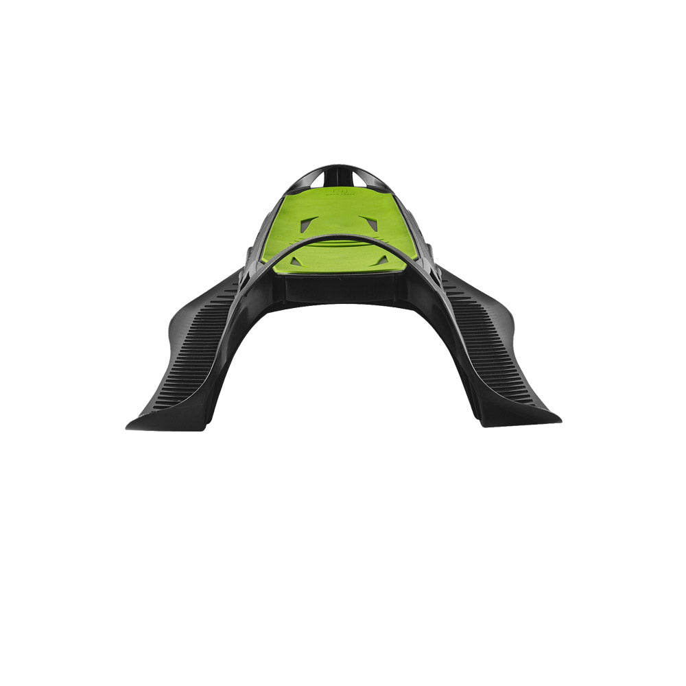Bob Slittino da Neve 98x45x23 cm 2 Posti Neon Grip Nero/Verde