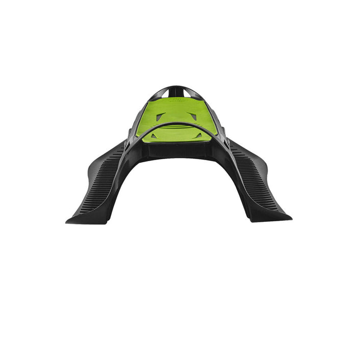 Bob Slittino da Neve 98x45x23 cm 2 Posti Neon Grip Nero/Verde