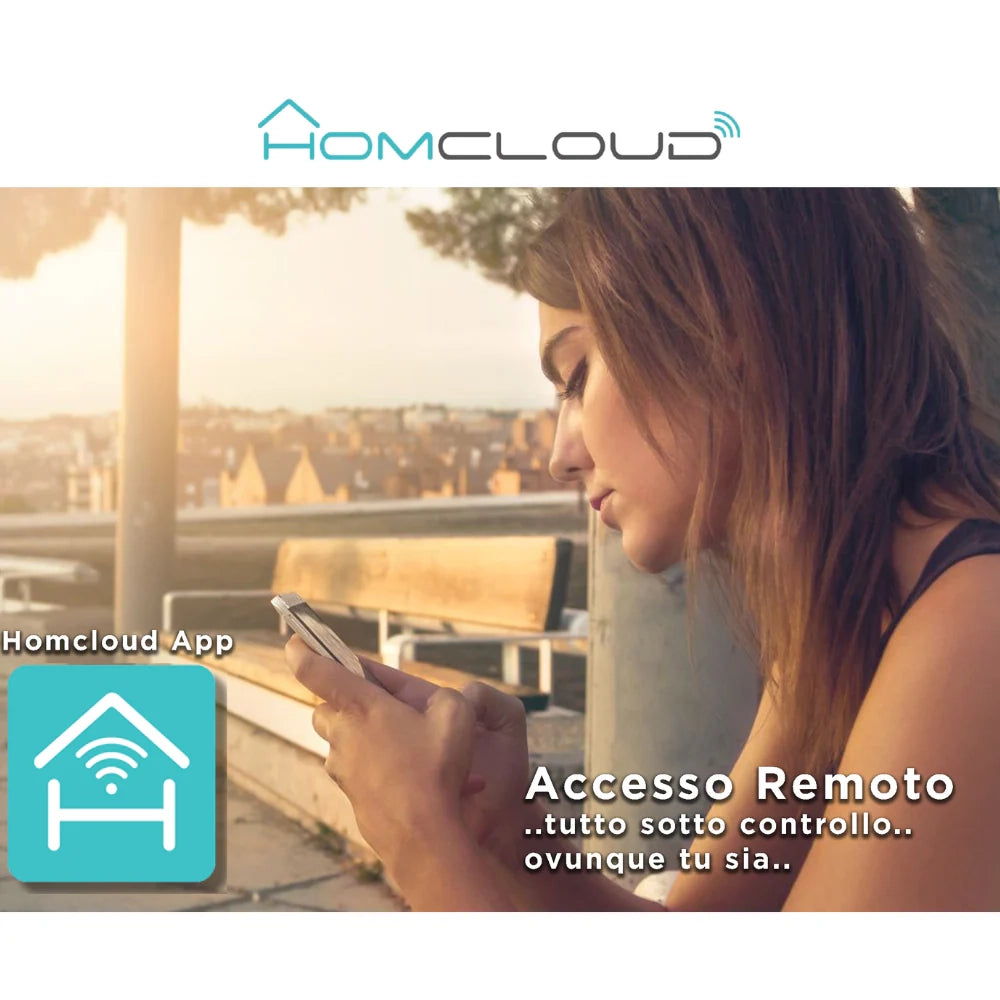 HOMCLOUD AS-SL1 DOMOTICA CONTROLLER STRISCE LED WIFI 12-24V RGB