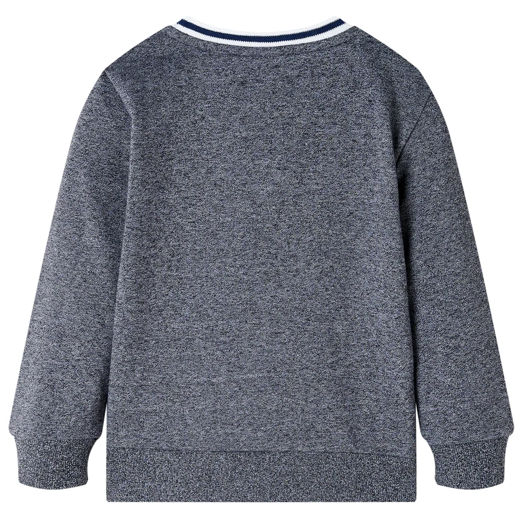 Felpa per Bambini Blu Marino MÃ©lange 92cod mxl 132467