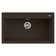 Lavello Elleci Incasso 1 vasca 86x51 Best 360 Granitek Espresso Marrone LGB36078