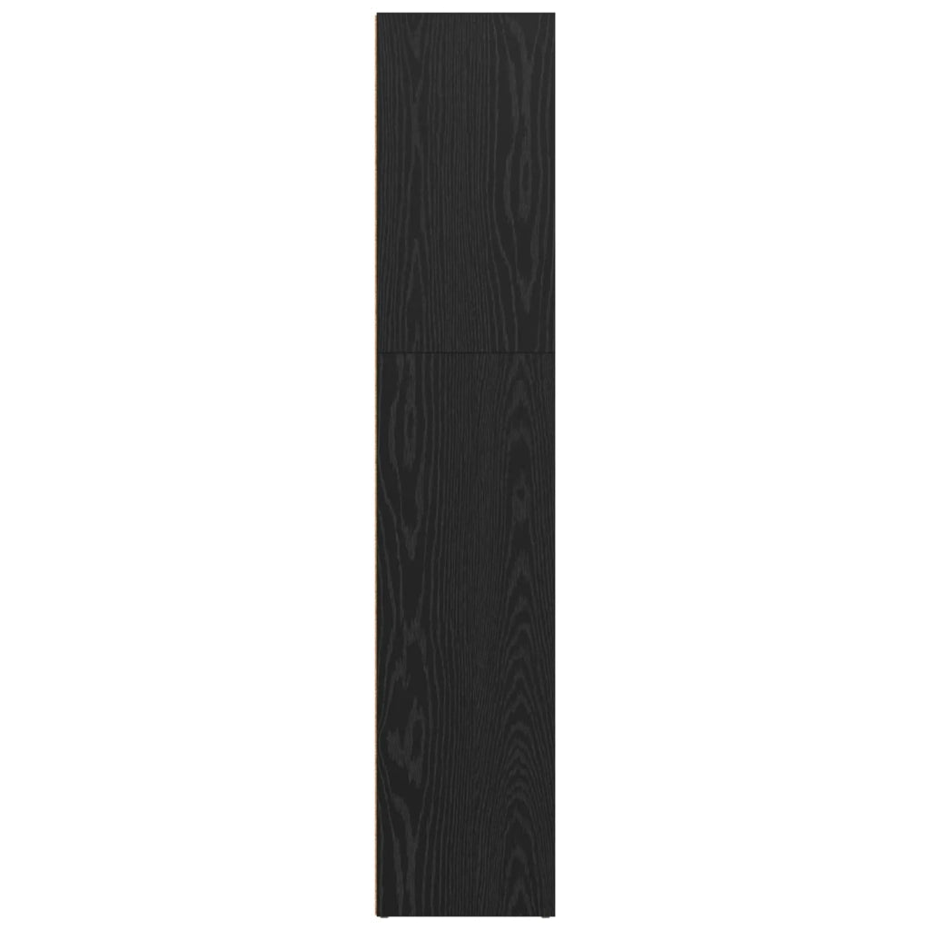 Scaffale Autoportante Rovere Nero 60 x 30 x 151,5 cm