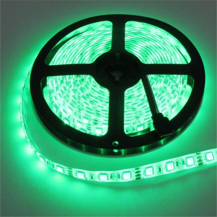 Striscia LED 300 verde 4,8W/m 12V IP63 5m dimmerabile Ecolight