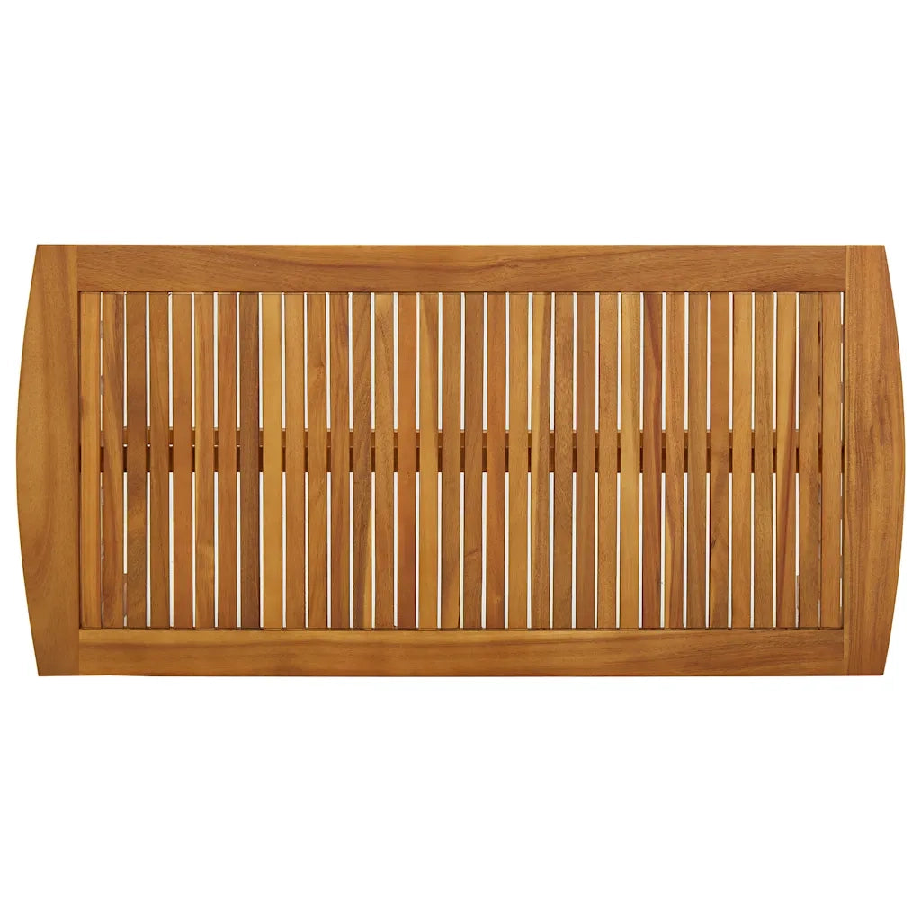 Tavolino da CaffÃ¨ 102x50x43 cm in Legno Massello di Acacia cod mxl 54327