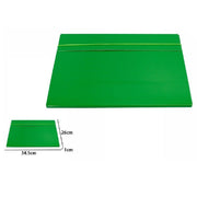 Trade Shop - Set 2 Pezzi Cartelline Porta Documenti Cartellina Molla Custodia Verde 68205 -