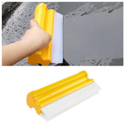 Schrappatore professionale in silicone - manubrio antiscivolo - pulizia senza graffi - adatto per auto - spazzole a doppia testa - 20 cm - spazzolatore auto