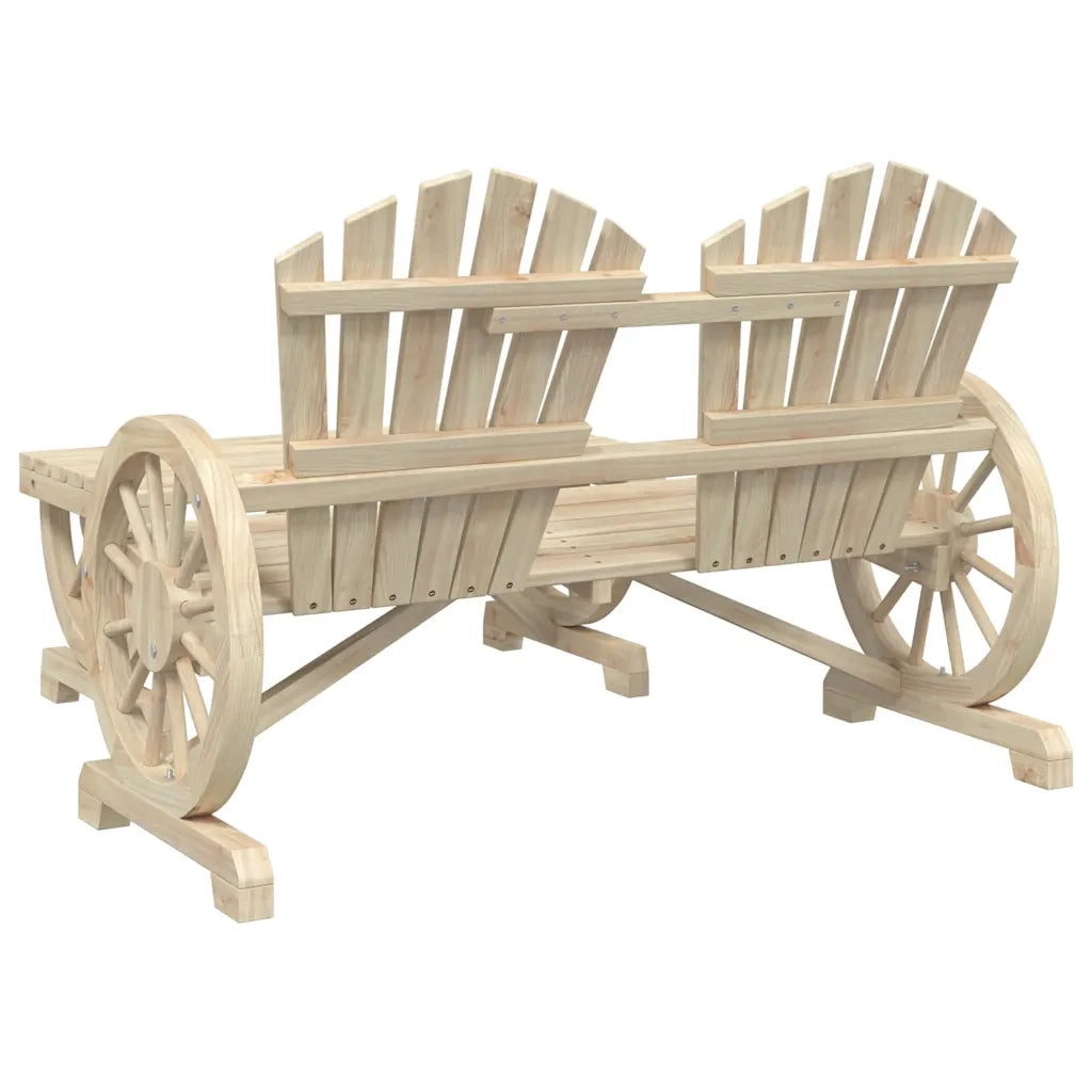 Set Salotto da Giardino 2 pz | Set di Mobili da Esterno in Legno Massello di Abete