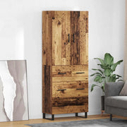 Credenza con cassetto 2 pcs Legno vecchio 69,5 x 34 x 180 cm 3415787