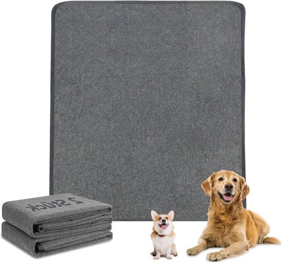 Pannelli di addestramento in materiale naturale - Super assorbenti - Antiscivolo - Per cani e cuccioli - 90 cm x 120 cm - 2 pezzi