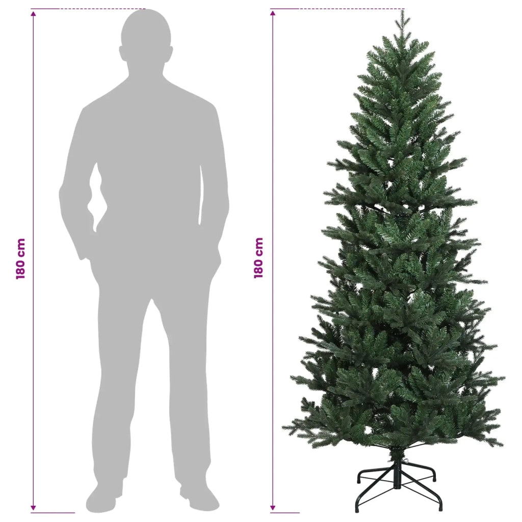 Albero di Natale Artificiale con Rami Pieghevoli 180 cm 42055499