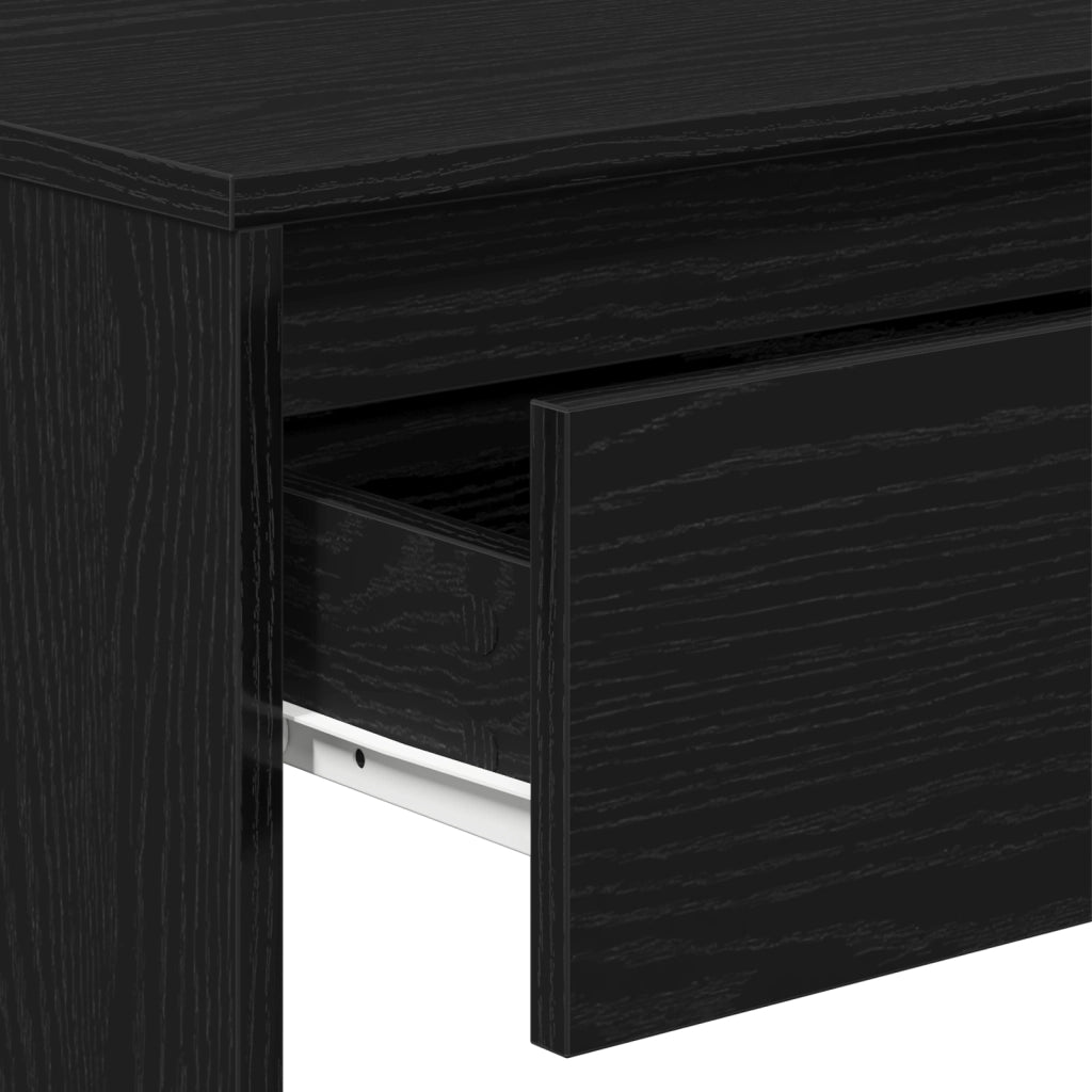 Tavolo Consolle in Rovere Nero - 100x35x76.5 cm - Legno ingegnerizzato