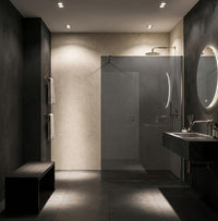 Parete Doccia Rea Flexi Grey / Chrome 120