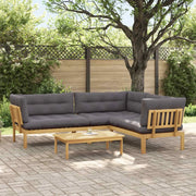 4 Pezzo Unità di divano pallet da giardino 3418293