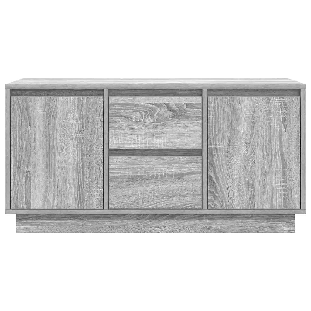 Mobile Porta TV con Luci LED Grigio Sonoma 100x41x50 cm