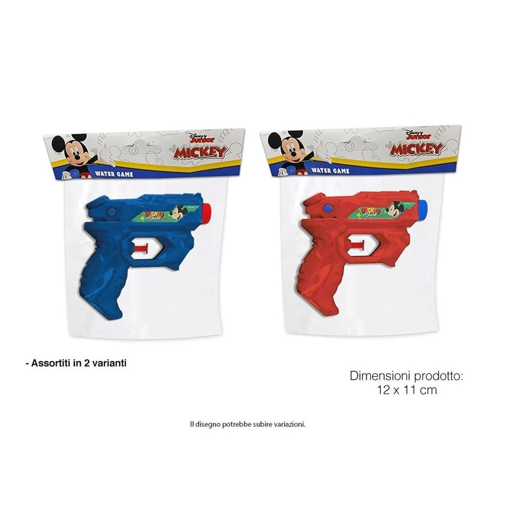 Trade Shop - Pistola Ad Acqua Giocattolo Topolino Mickey Mouse Serbatoio 100ml 2 Colori 218373 -