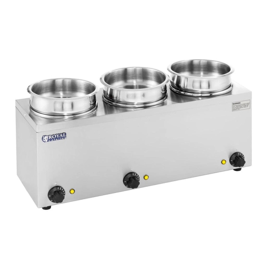 Distributore di zuppa 3 x 2,75 litri 450 watt acciaio inox 14_0000150