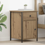 Comodino in rovere artigianale 40x42x60 cm Legno ingegnerizzato