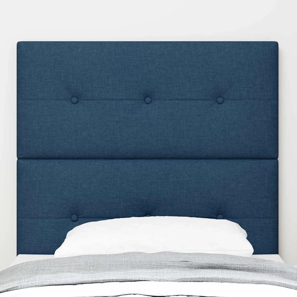 Testiera regolabile in altezza con testiera Blu 90 cm Tessuto 3337801
