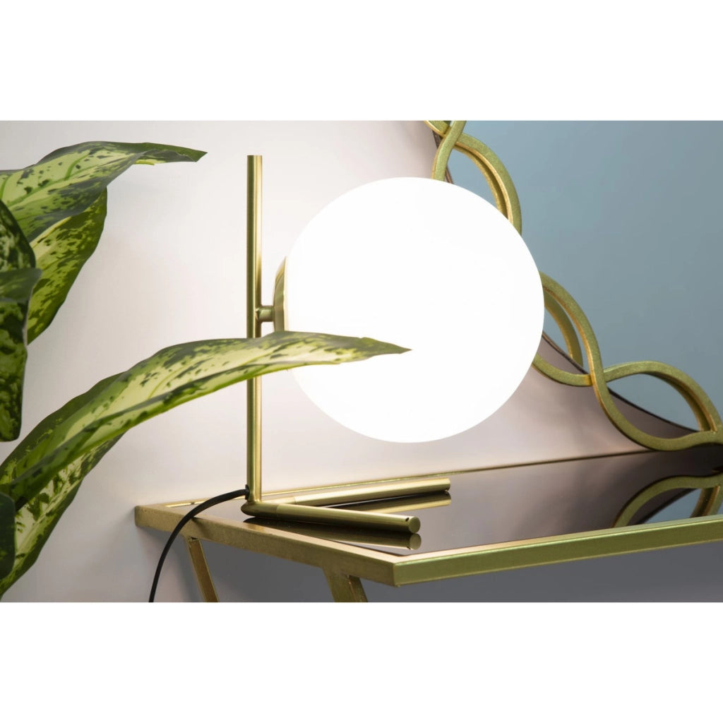Lampada da Tavolo VKH150, Oro, Metallo, 25x25x27 cm