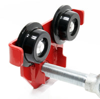 Carrello porta paranco a spinta Portata 500 kg Larghezza flangia 45-220 mm regolabile in continuo