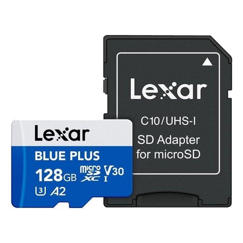Scheda di memoria lexar lmsblpl128g bnang blue plus