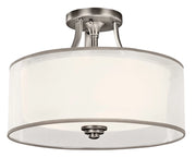 Plafoniera soffitto Lacey Kichler argento antico 4xE27 51cm