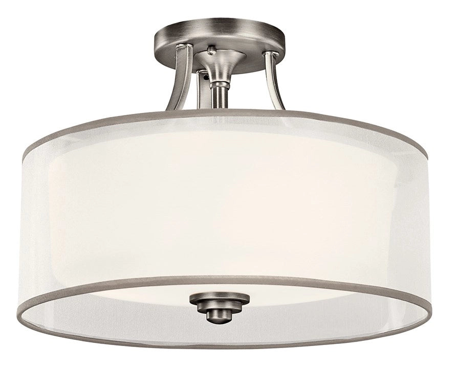 Plafoniera soffitto Lacey Kichler argento antico 4xE27 51cm