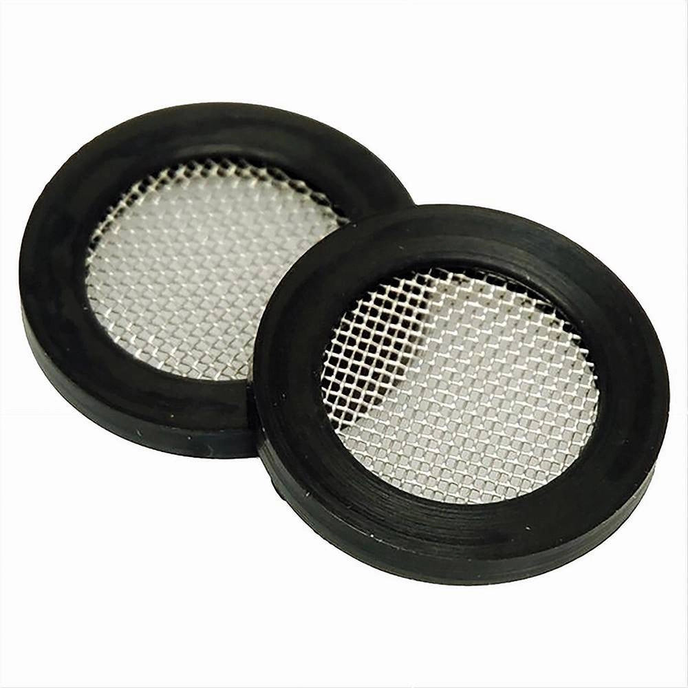 Trade Shop - Set 8 Pezzi Guarnizioni In Gomma Nera Con Filtro A Rete 3/4 Rubinetti Casa 52444 -