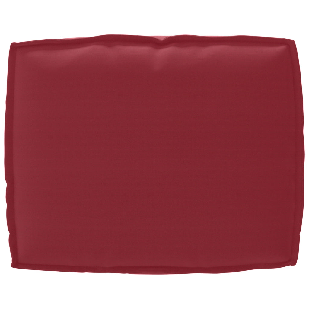 Cuscino per schienale Rosso vino 50x40x12 cm in tessuto Oxford
