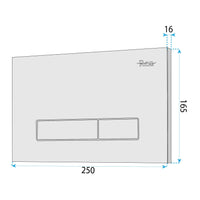 Pulsante Per Supporto Set Da Incasso Wc Rea Hd K011a-q Chrome