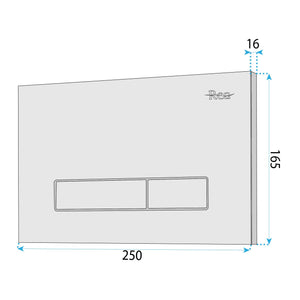 Pulsante Per Supporto Set Da Incasso Wc Rea Hd K011a-q Chrome