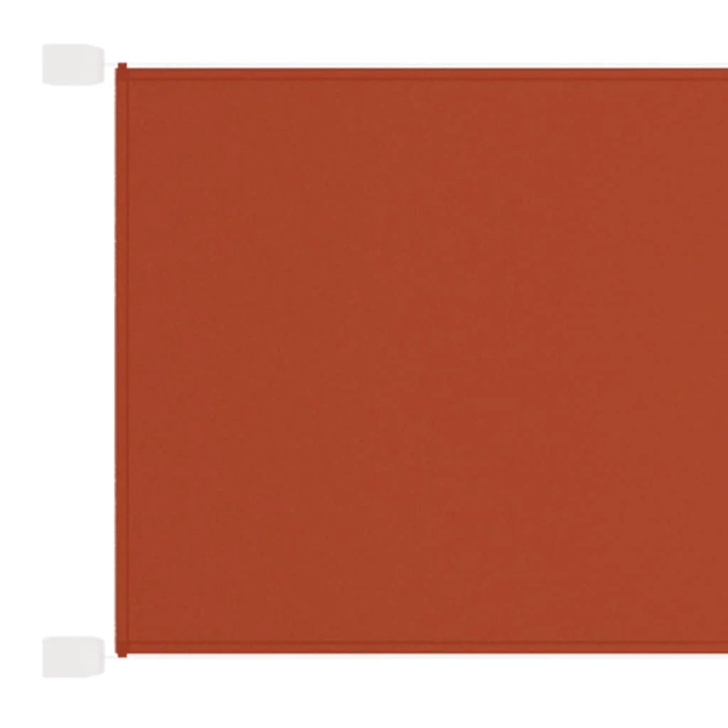 Tenda da sole verticale in terracotta 100x1200 cm tessuto oxford 02_0007654