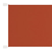 Tenda da sole verticale in terracotta 100x1200 cm tessuto oxford 02_0007654