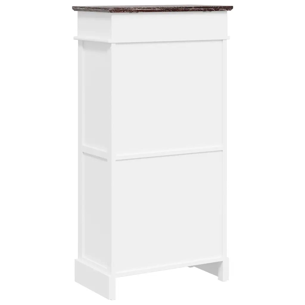 Scarpiera | Mobile per scarpe Marrone 50x28x98 cm in Legno di Paulownia
