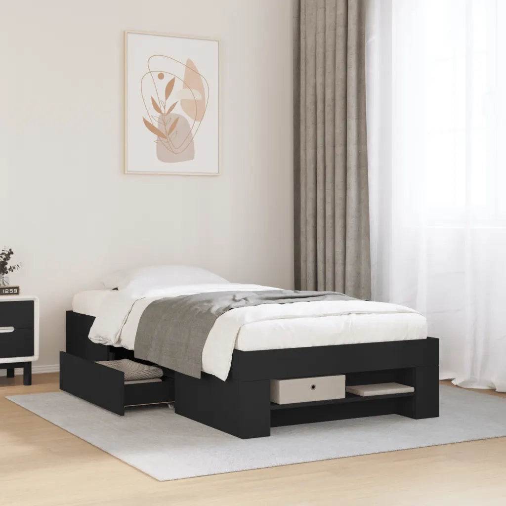 Giroletto Nero 100x200 cm in Legno Multistrato 3295486