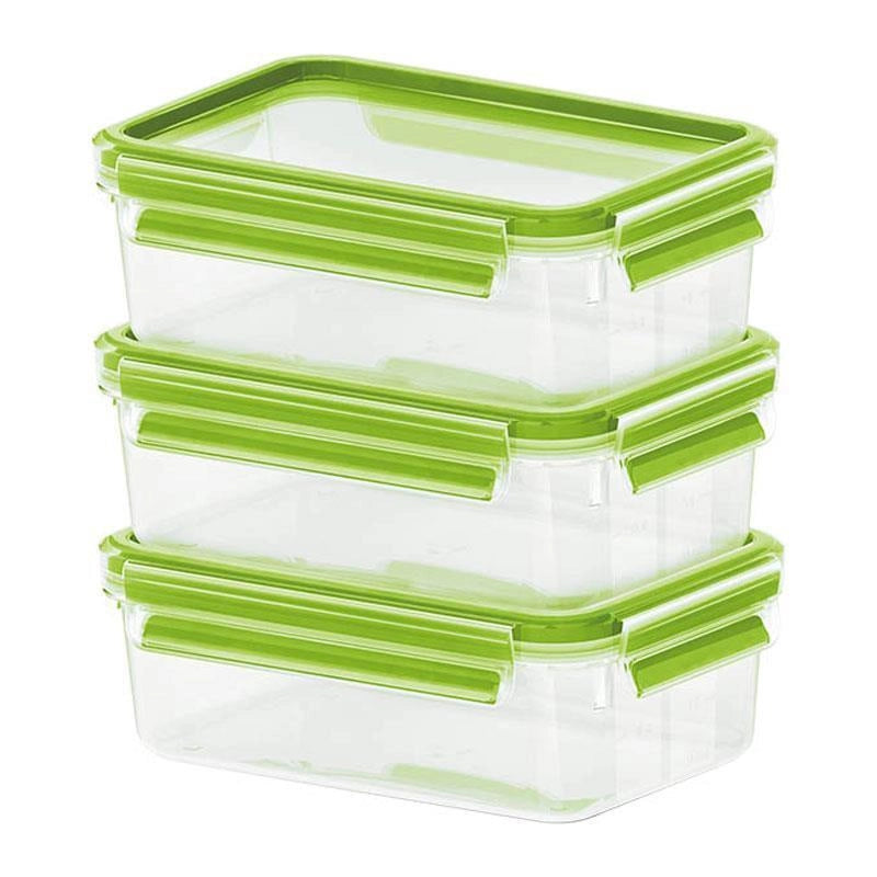 EMSA 515583 recipiente per cibo Rettangolare Scatola 0,55 L Trasparente 6 pz