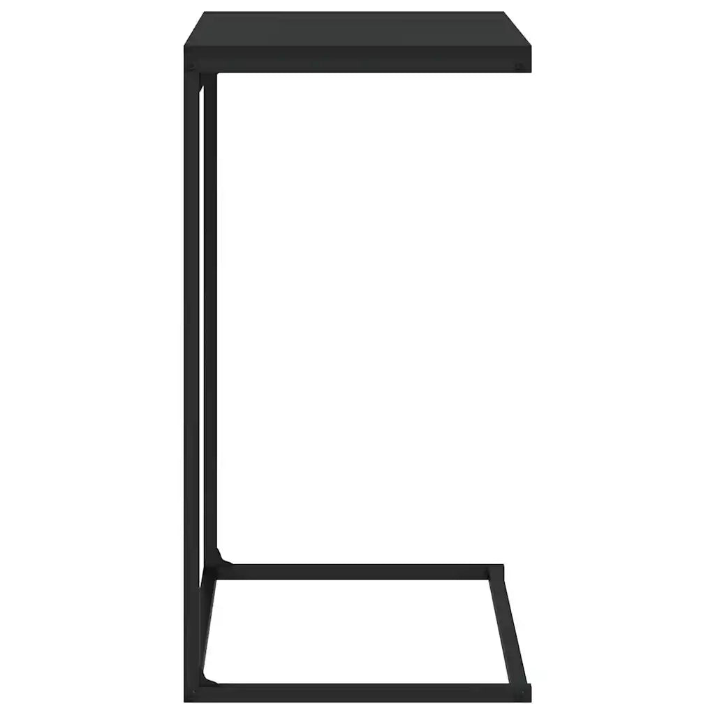 Tavolino da Salotto Nero 55x35x66 cm in Legno Multistrato cod mxl 63754