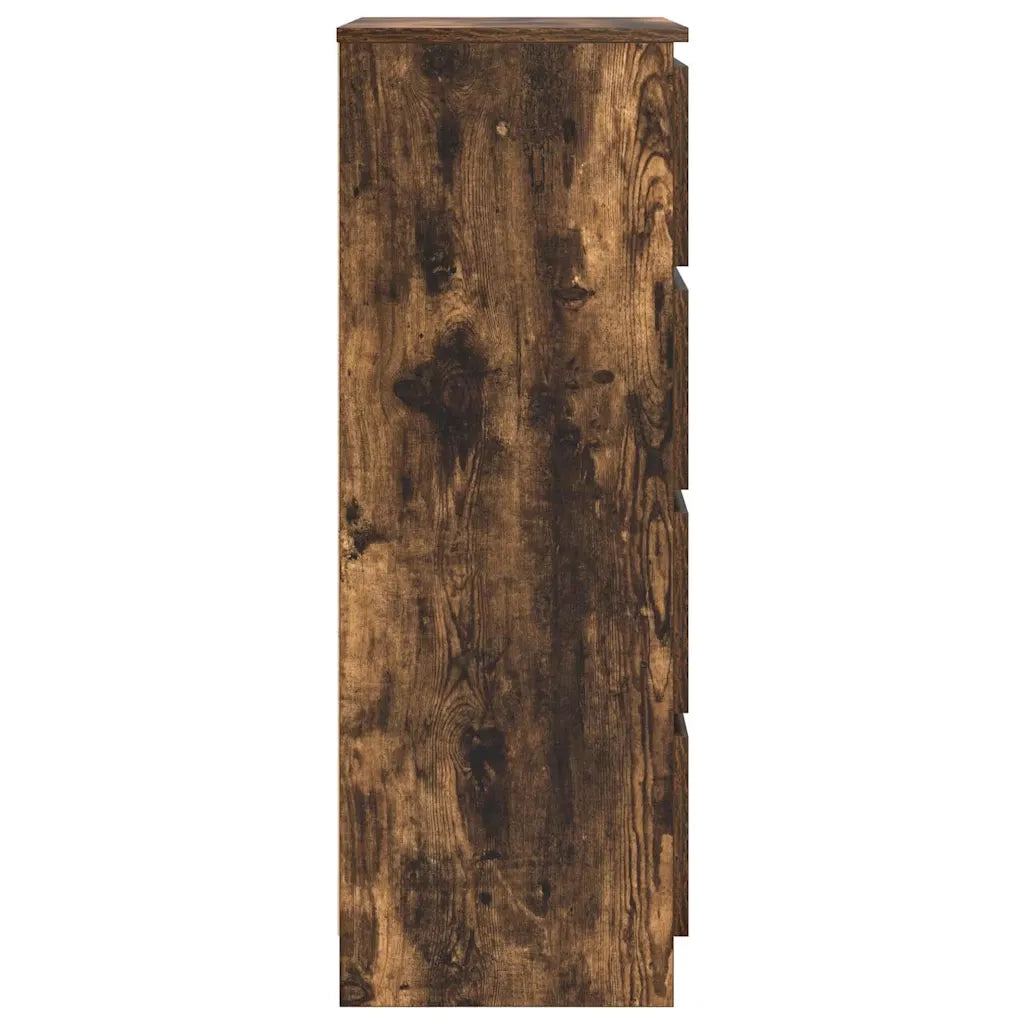 Credenza Rovere Fumo 60x35x98,5 cm in Legno Multistrato cod mxl 13953