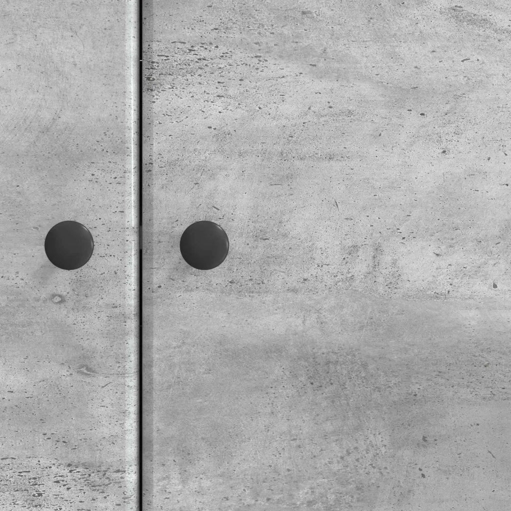 Credenza Grigio Cemento 89 x 34,5 x 80 cm Legno ingegnerizzato 895568