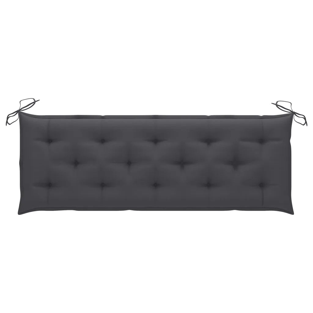Panchina da Giardino e Cuscino 3 Posti 150cm Eucalipto Massello cod mxl 69371