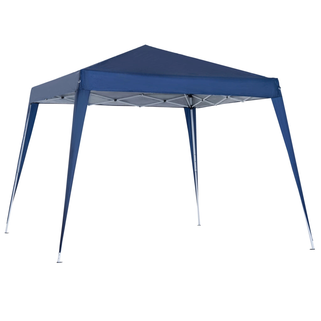 Tenda da Giardino Pieghevole 3x3 m ¨C zephmum ¨C Blu Anti-UV Impermeabile con Borsa