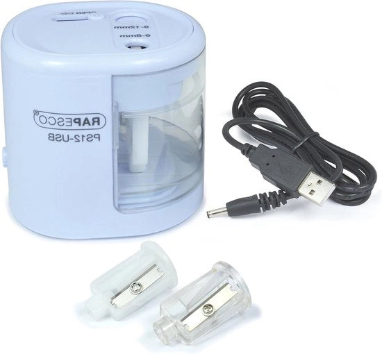 Puntenslijper elettrico automatico con alimentazione USB/batteria - Blu polvere - Macchina di rifinitura rapida e efficiente