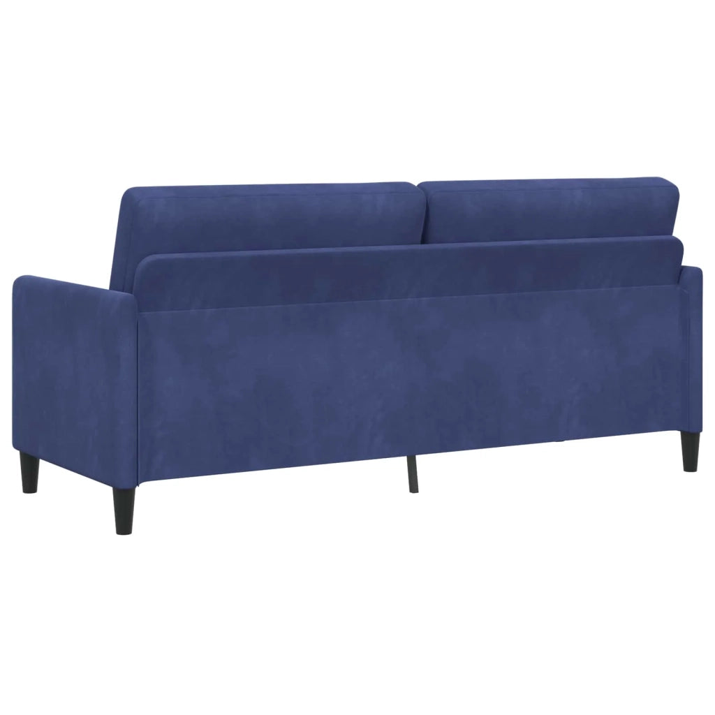 Divano con Storage Blu Polizia 192 x 78 x 87 cm Poliestere 42037001